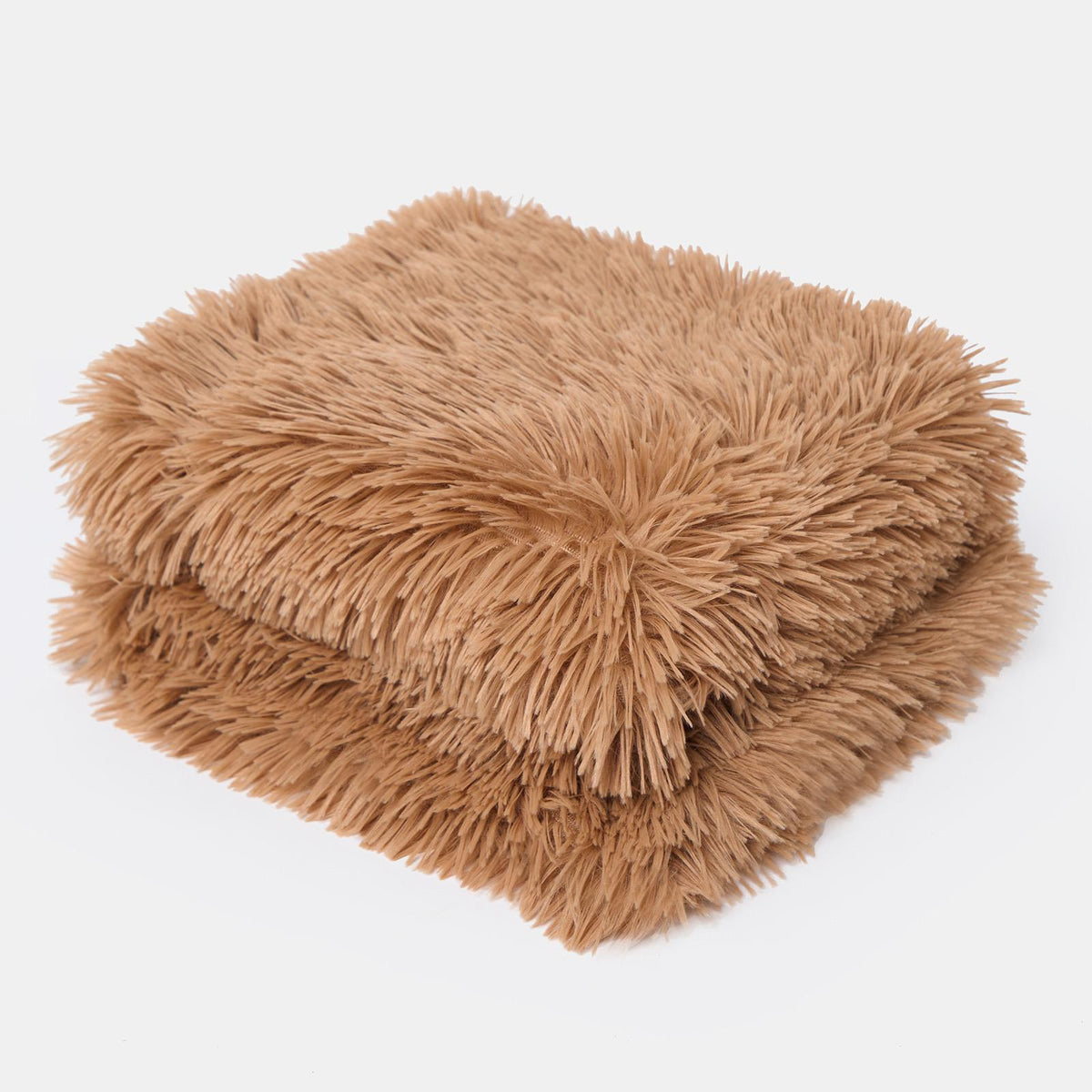 OHS Pet Fleece Throw Fluffy Calming Foldable Travel Dog Puppy Cat Blanket