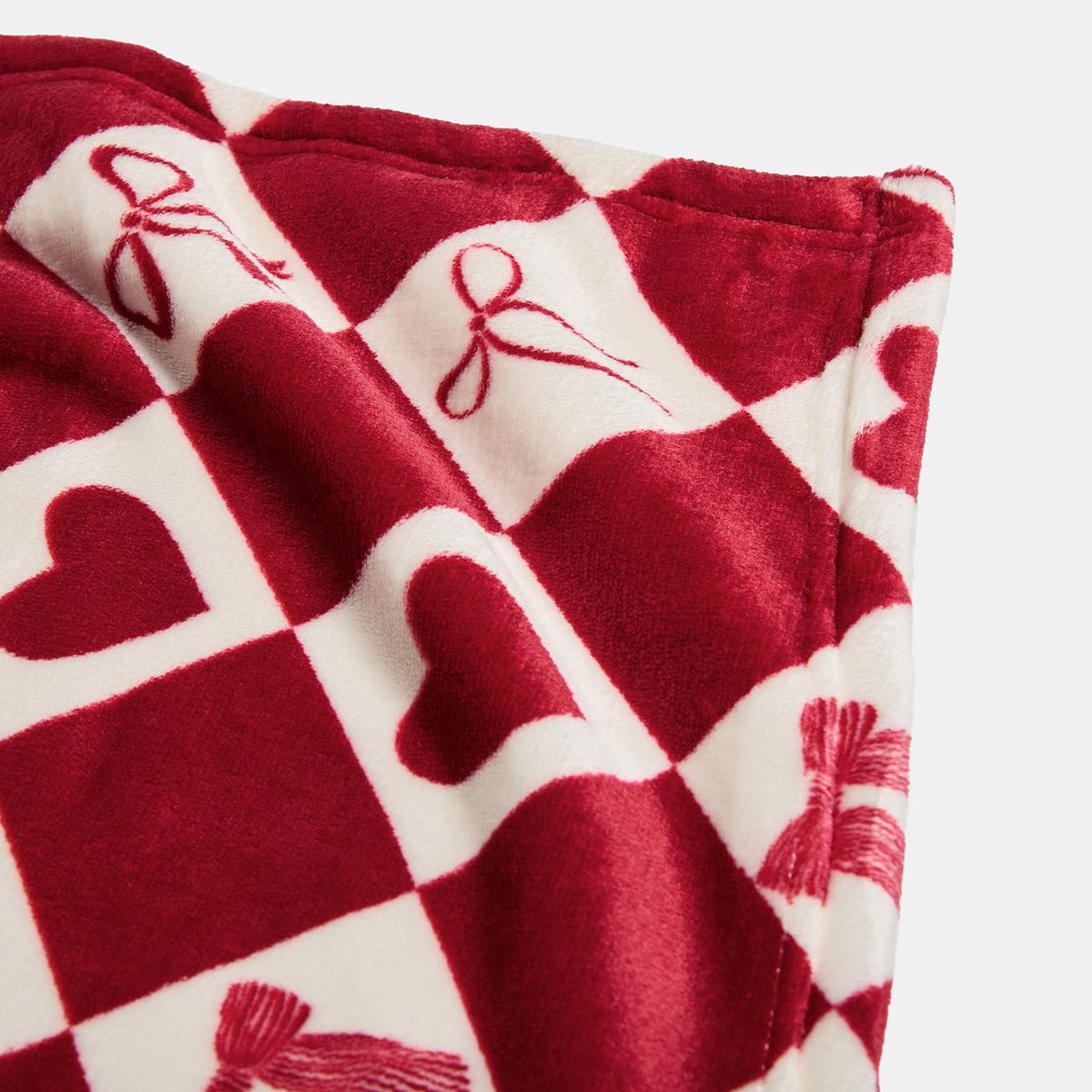 OHS Printed Pet Blanket Reversible Sherpa Fleece Dog Cats Thermal Calming Throw