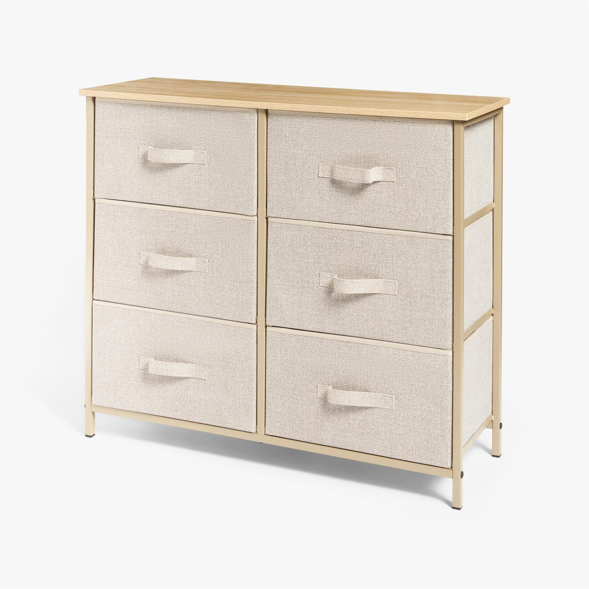 OHS Fabric Cabinet Bedside 2/3/4/5/6 Drawers Storage Unit Clothes Home Organiser