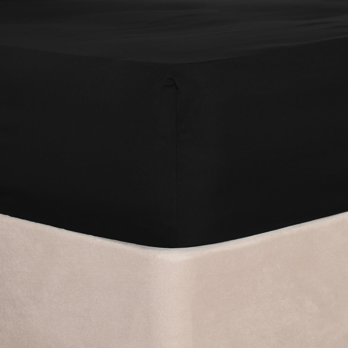OHS Luxury 100% Cotton Deep Fitted Sheet Full Bedding Single Double King