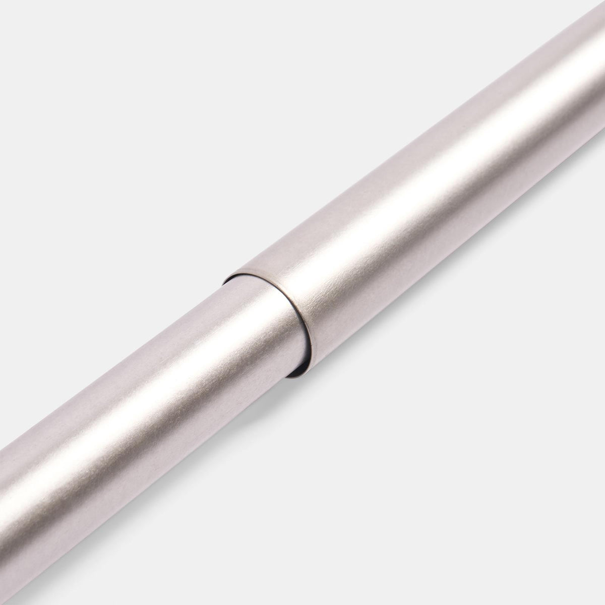 OHS 120-200cm Curtain Pole Extendable Metal 28mm Ball Trumpet Twist Finnials