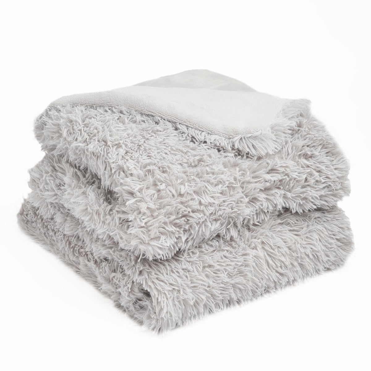 Sienna Fluffy Shaggy Blanket Large Throw Over Sofa Bed Cosy Fleece - 150 x 200cm