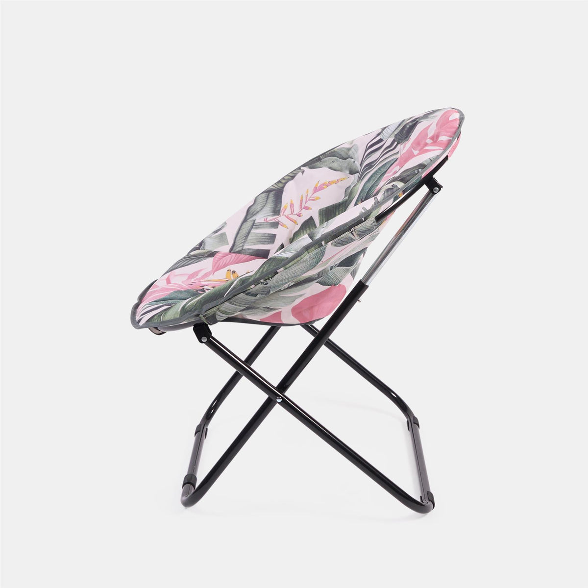 OHS Moon Camping Chair Round Folding Outdoor Garden Portable Seat