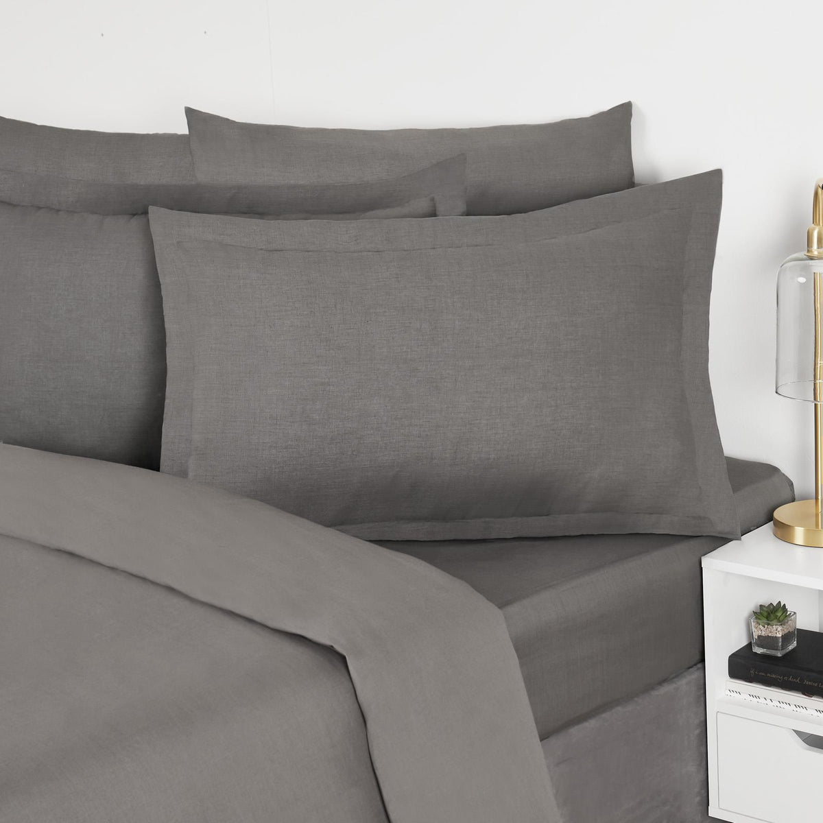 OHS Multi-Pack Polycotton Hotel Style Housewife Oxford Edge Pillowcase Set