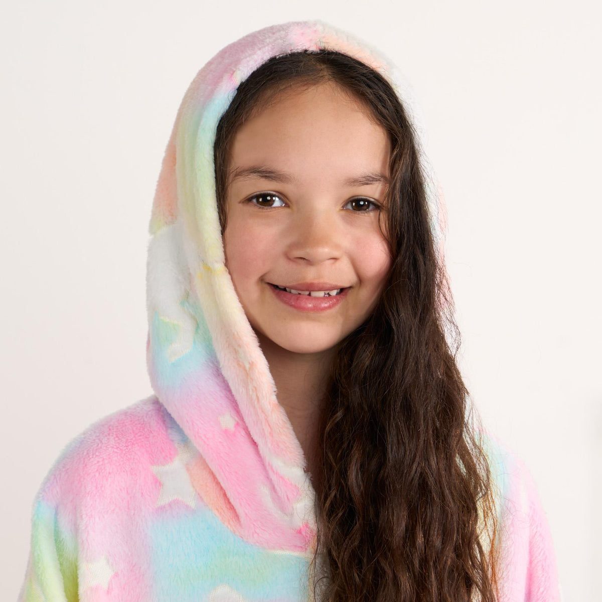 Kids Hoodie Blanket Oversized Sherpa Fleece Jumper Sweatshirt Soft Warm Throw