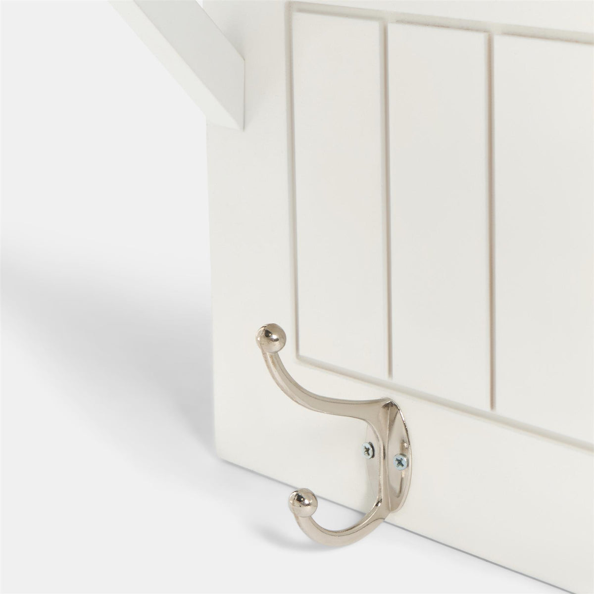 OHS Coat Rack Wall Mounted Shelf Engineered Wood Floating Display Unit