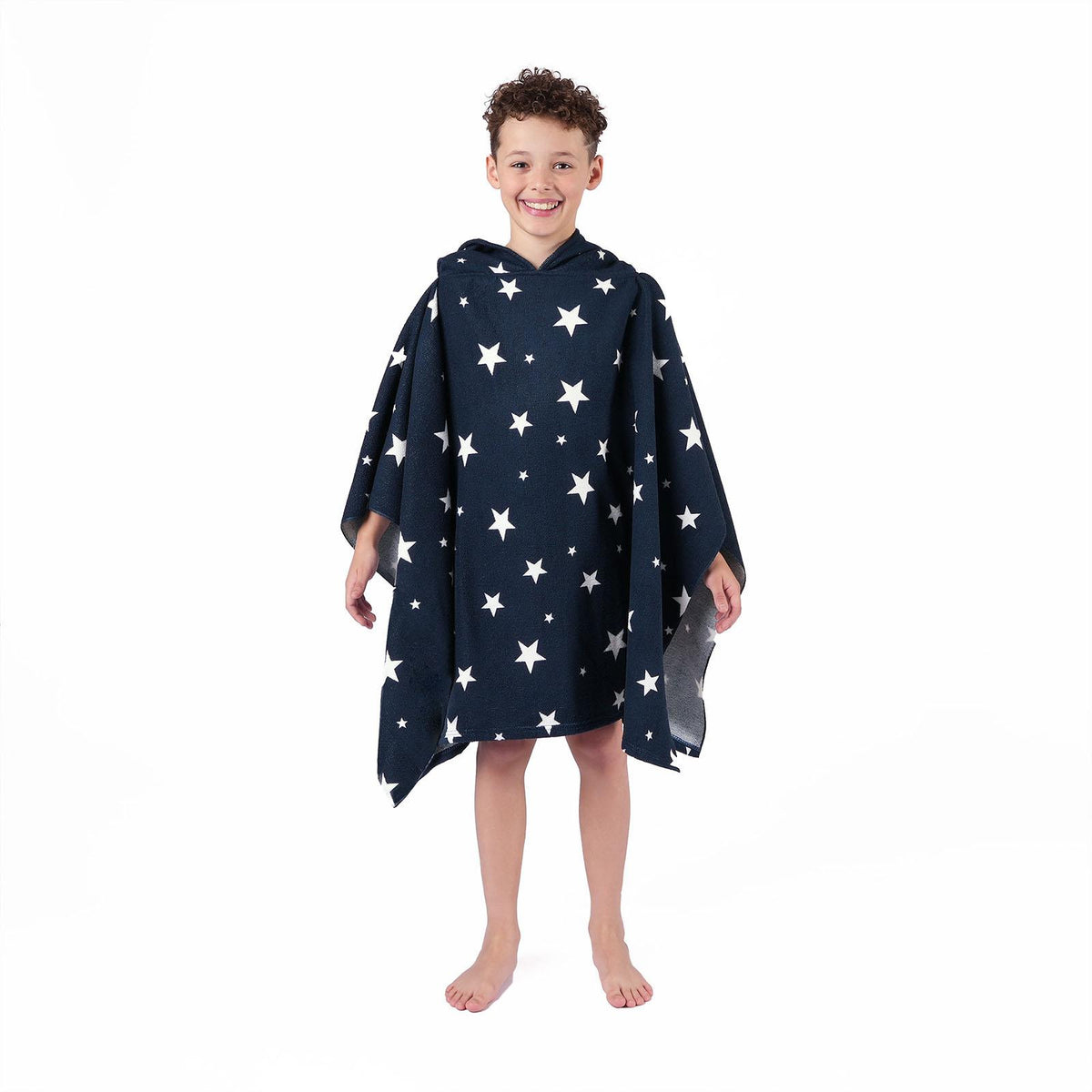 Dreamscene Star Kids Hooded Poncho Towel Childrens Beach Swimming Changing Robe