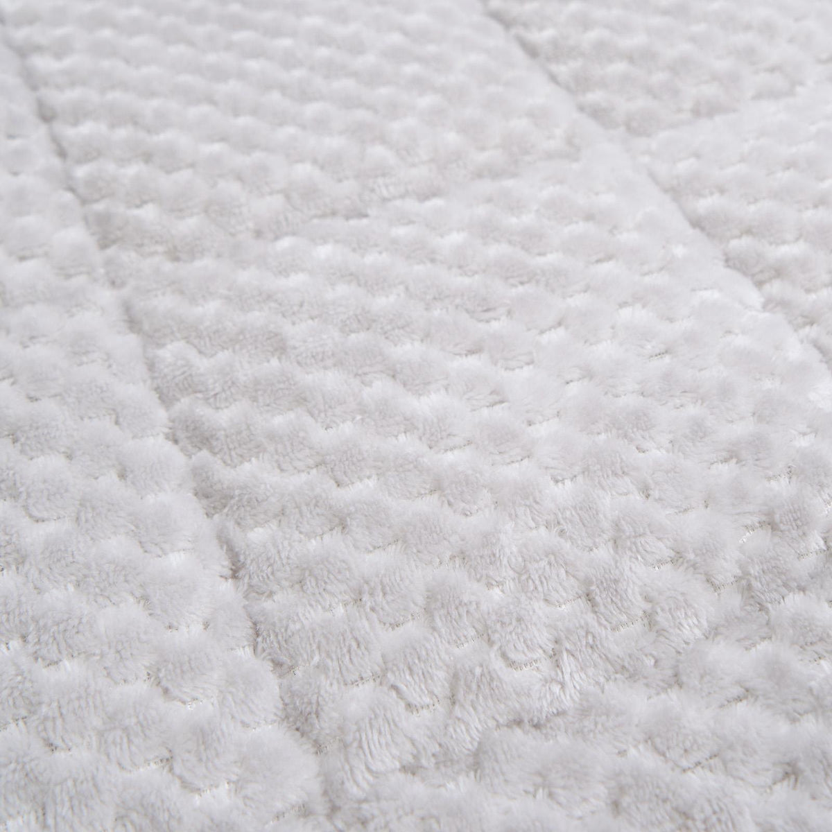OHS Waffle Fleece Weighted Blanket Sleep Therapy Anxiety Super Soft Bed Throw