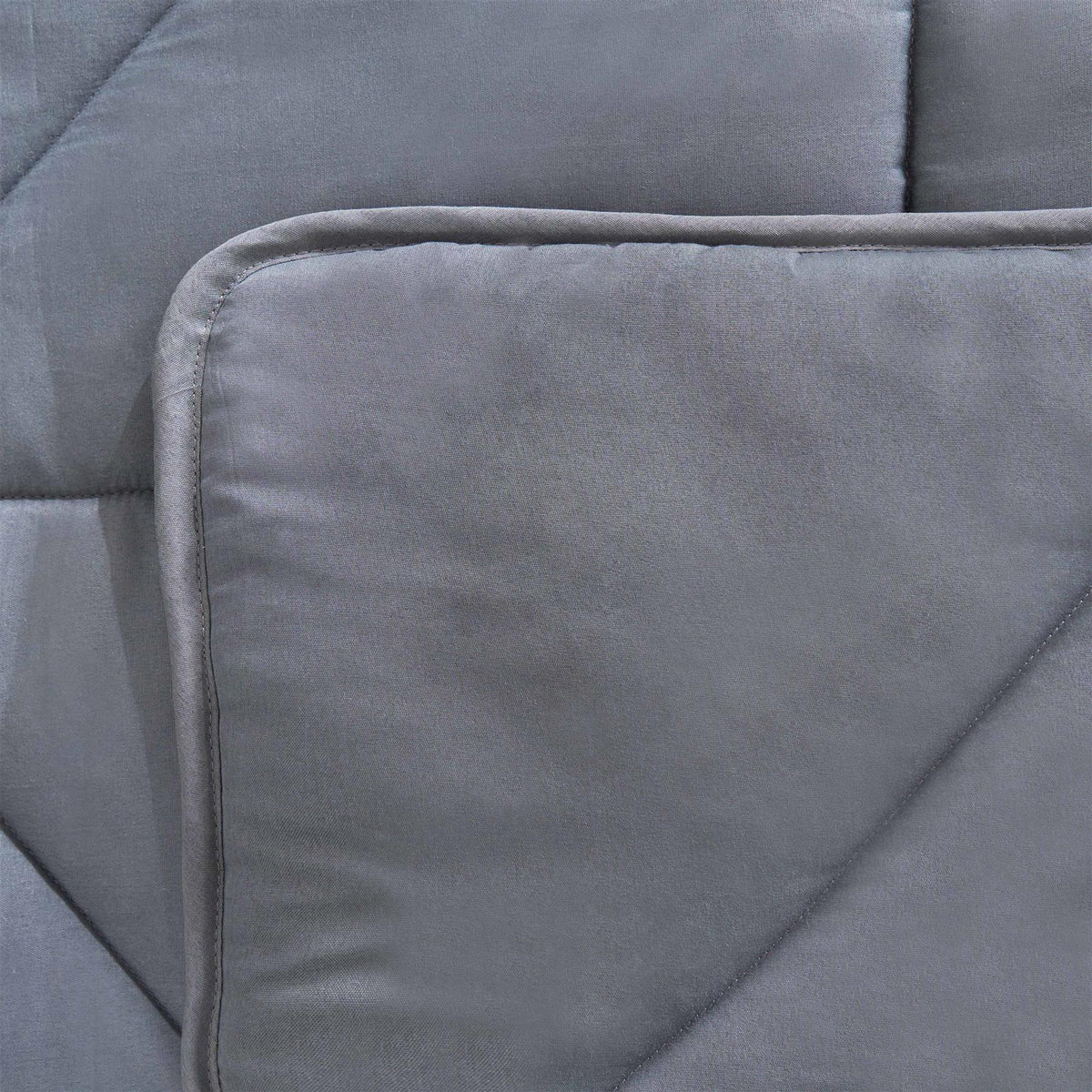 OHS Coverless Duvet Geo Quilted 7.5 TOG Bedding Set with Pillowcase Double King