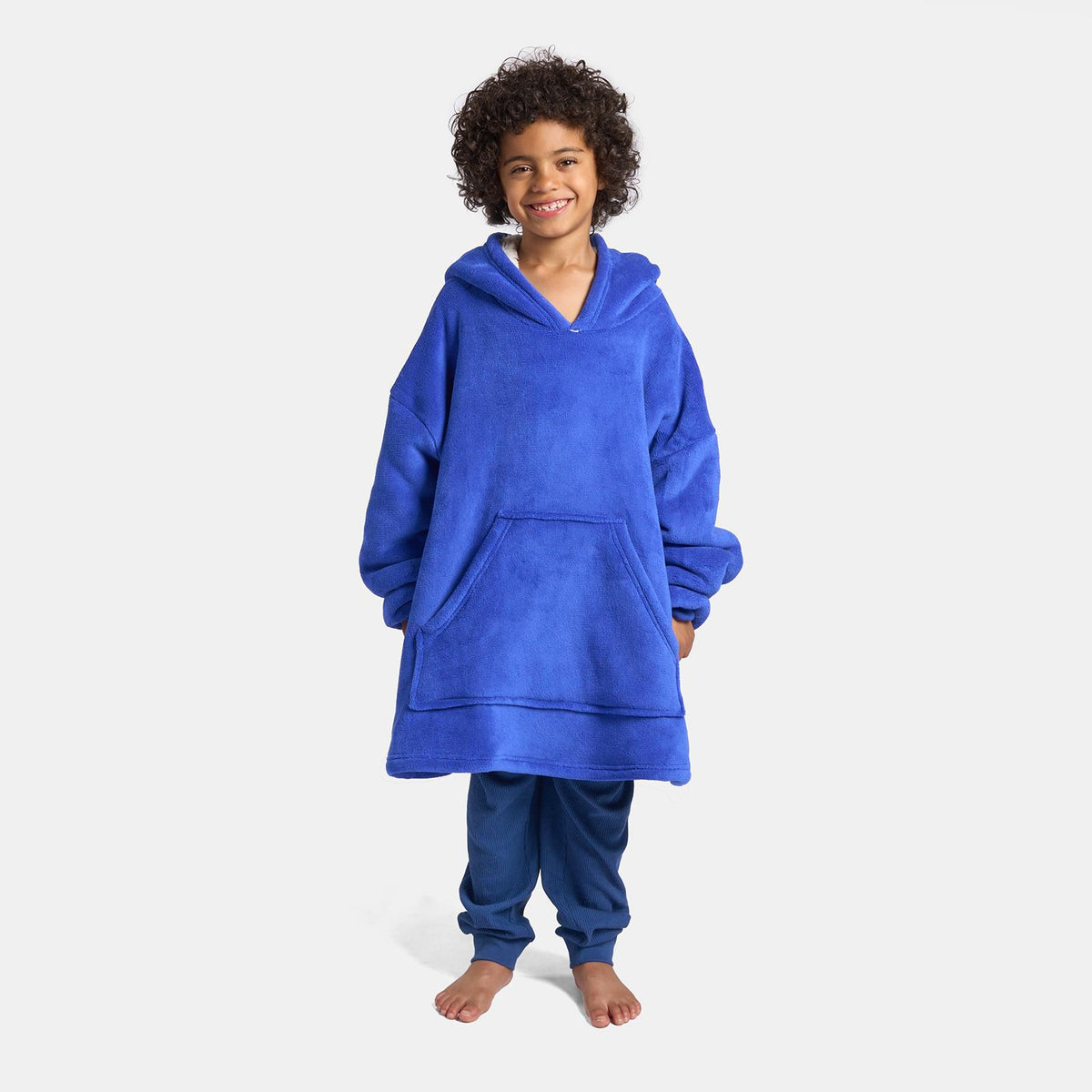 OHS Kids Hoodie Blanket Oversized Ultra Plush Soft Sherpa Wearable Sweatshirt