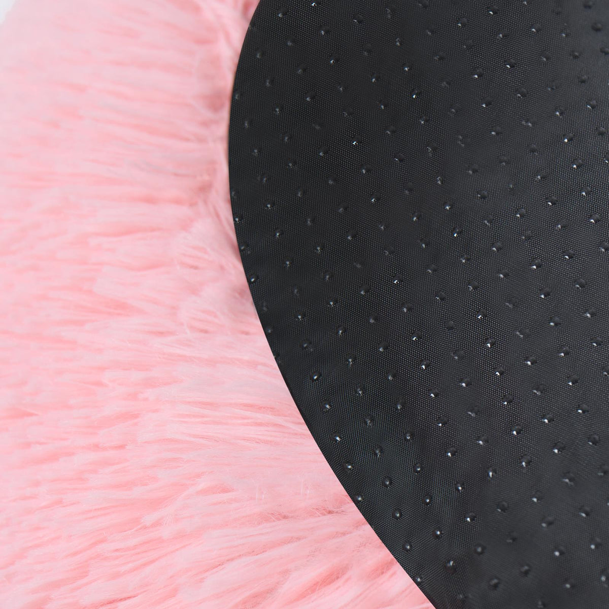 OHS Pet Bed Calming Fluffy Plush Fleece Dog Anti Anxiety Round Donut Washable