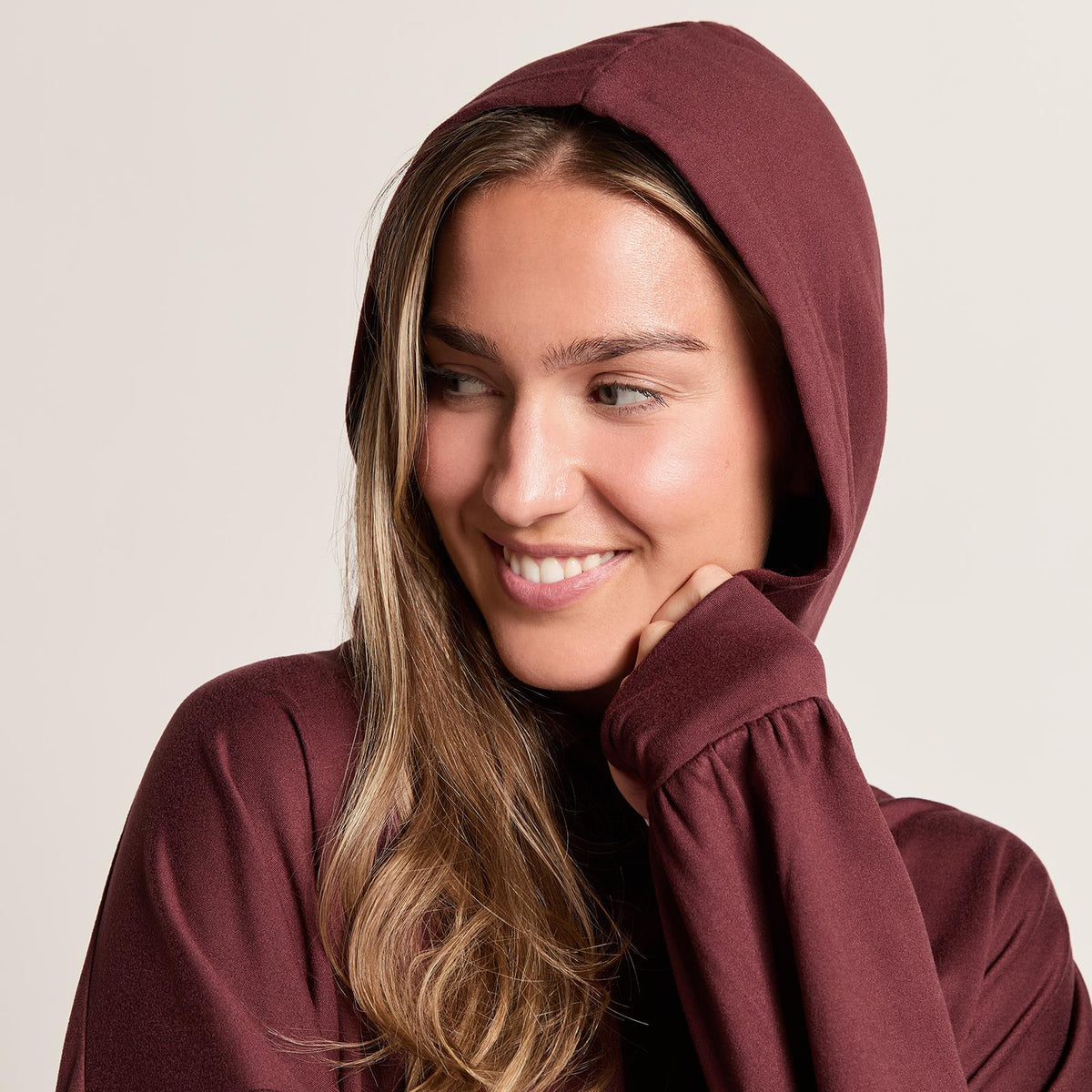 OHS Bubble Hem Co-Ord Set Hoodie Drawstring Relaxed Joggers Tracksuit Loungewear