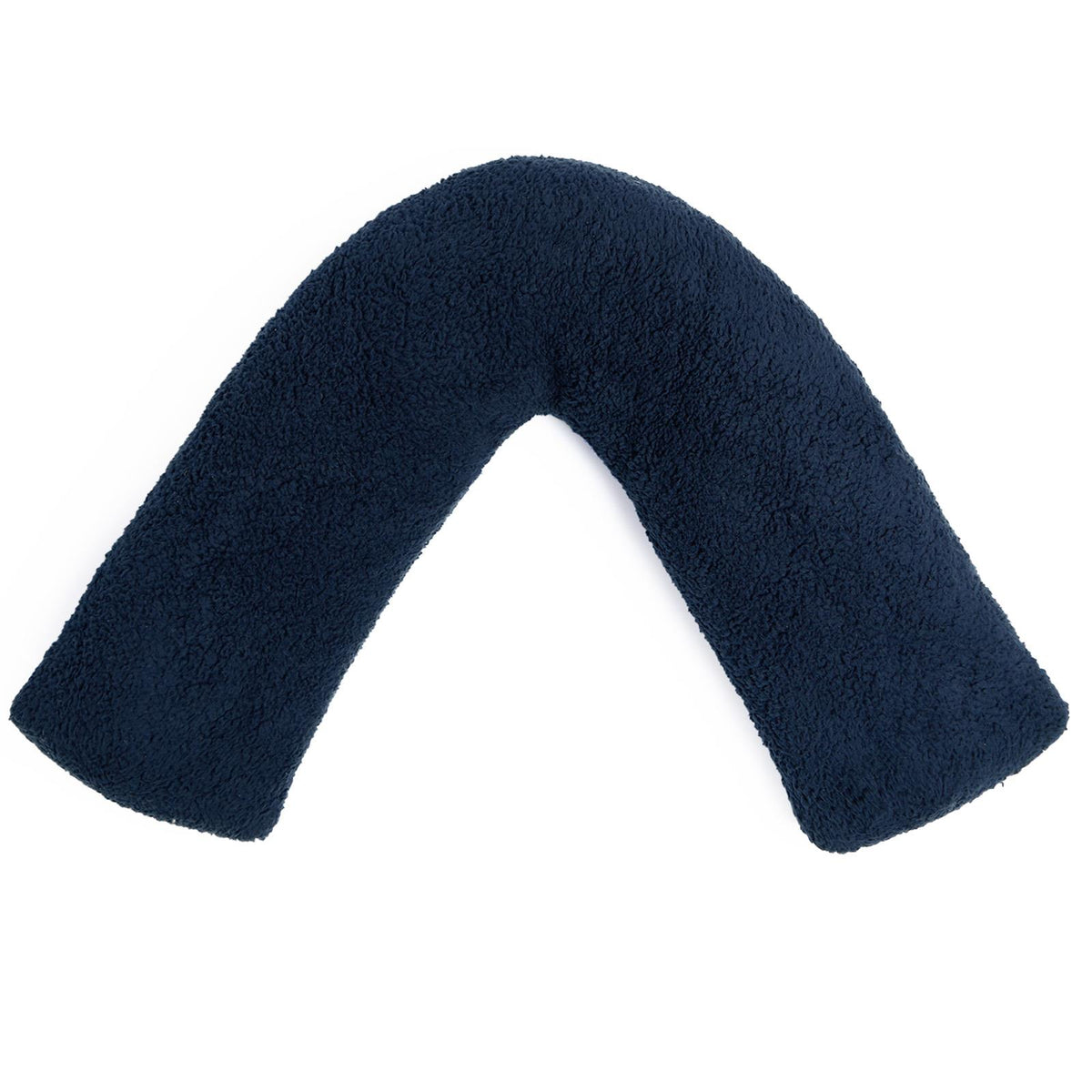 Teddy Fleece V Shaped Pillow Body Neck Support Pregnancy Orthopaedic Cushion