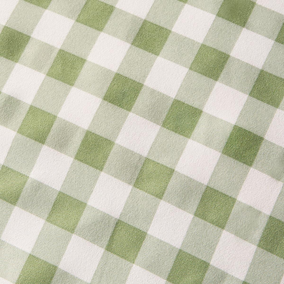 OHS Gingham Duvet Cover Bedding Set Check Quilt Pillowcase Reversible