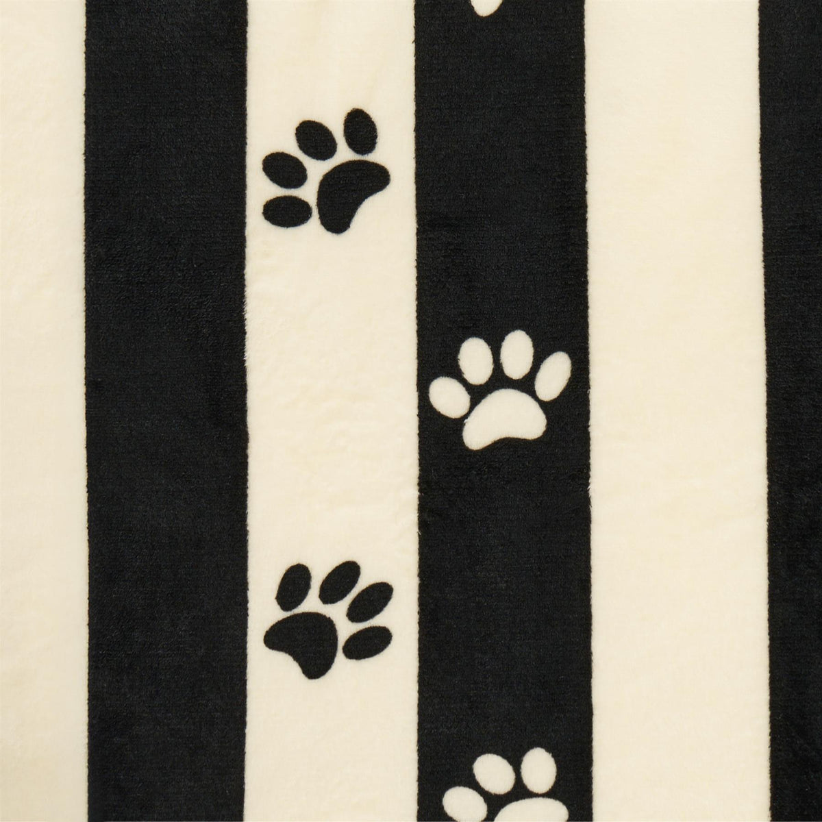 OHS Paw Pet Blanket Reversible Sherpa Fleece Dog Cats Thermal Calming Throw