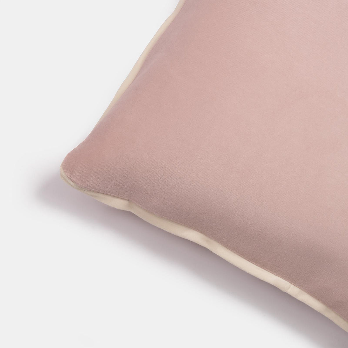 OHS Piped Edge Cushion Covers Matte Velvet Soft Luxury 2/4 Square Pillowcases