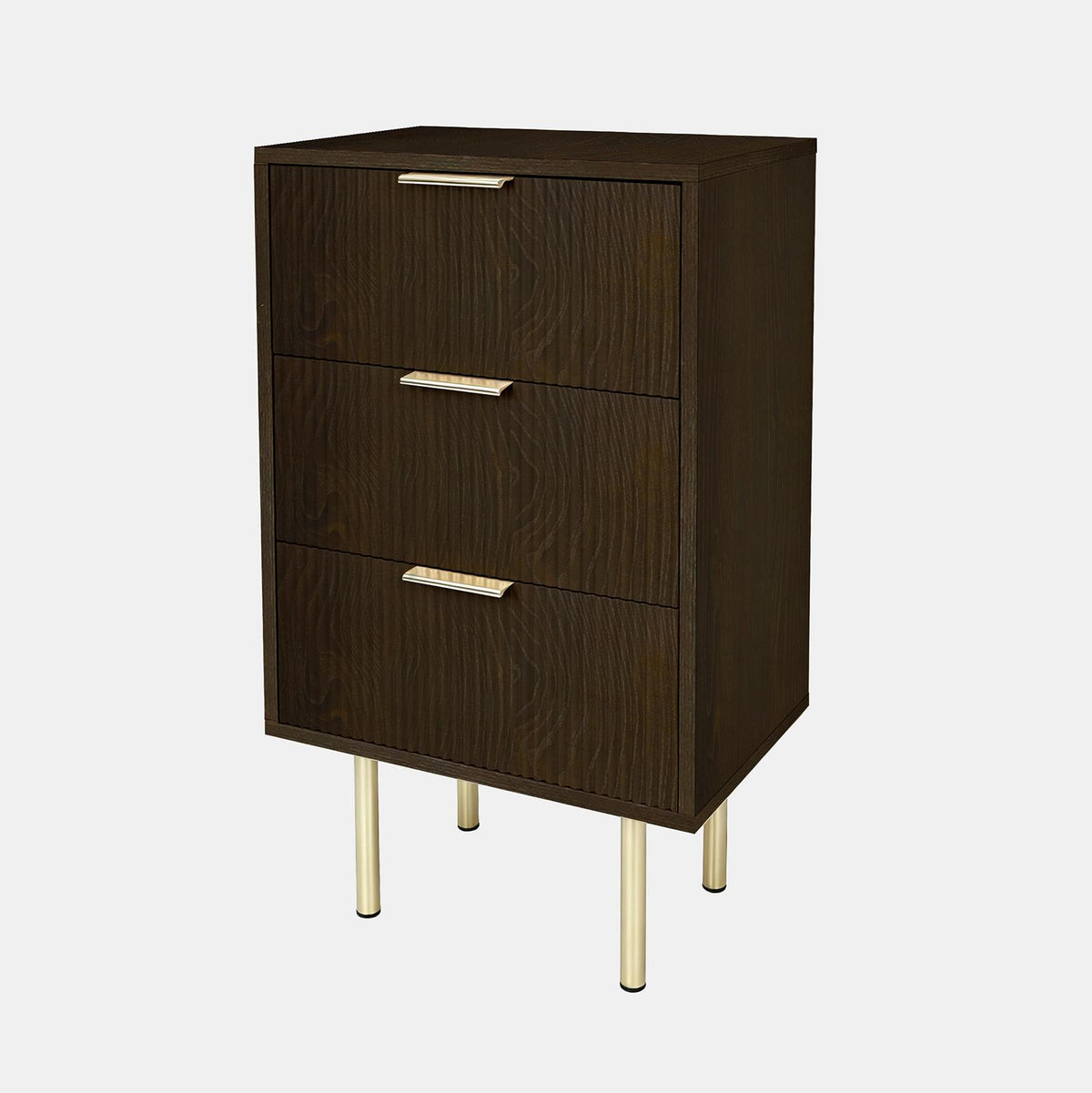 OHS Ribbed Drawer Unit Bedside Table 3/4/5/6 Draw Cabinet Nightstand Sideboard