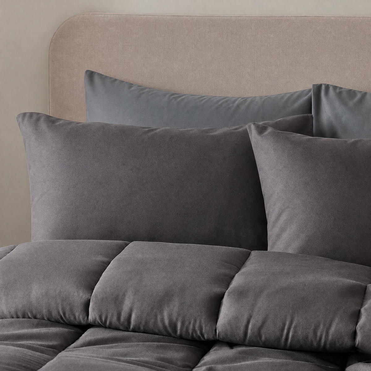 OHS Coverless Duvet & Pillowcase 10.5 Tog Bedding Set Easy Care Reversible
