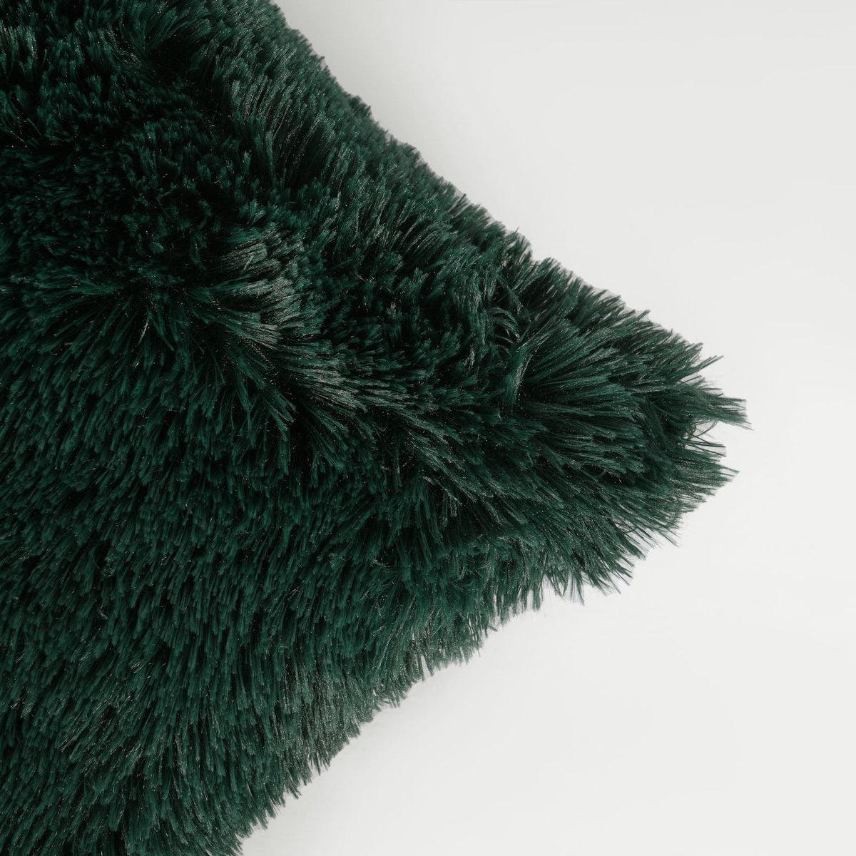 Sienna Set of 2 Fluffy Cushion Covers Shaggy Set Scatter Sofa 18" x 18