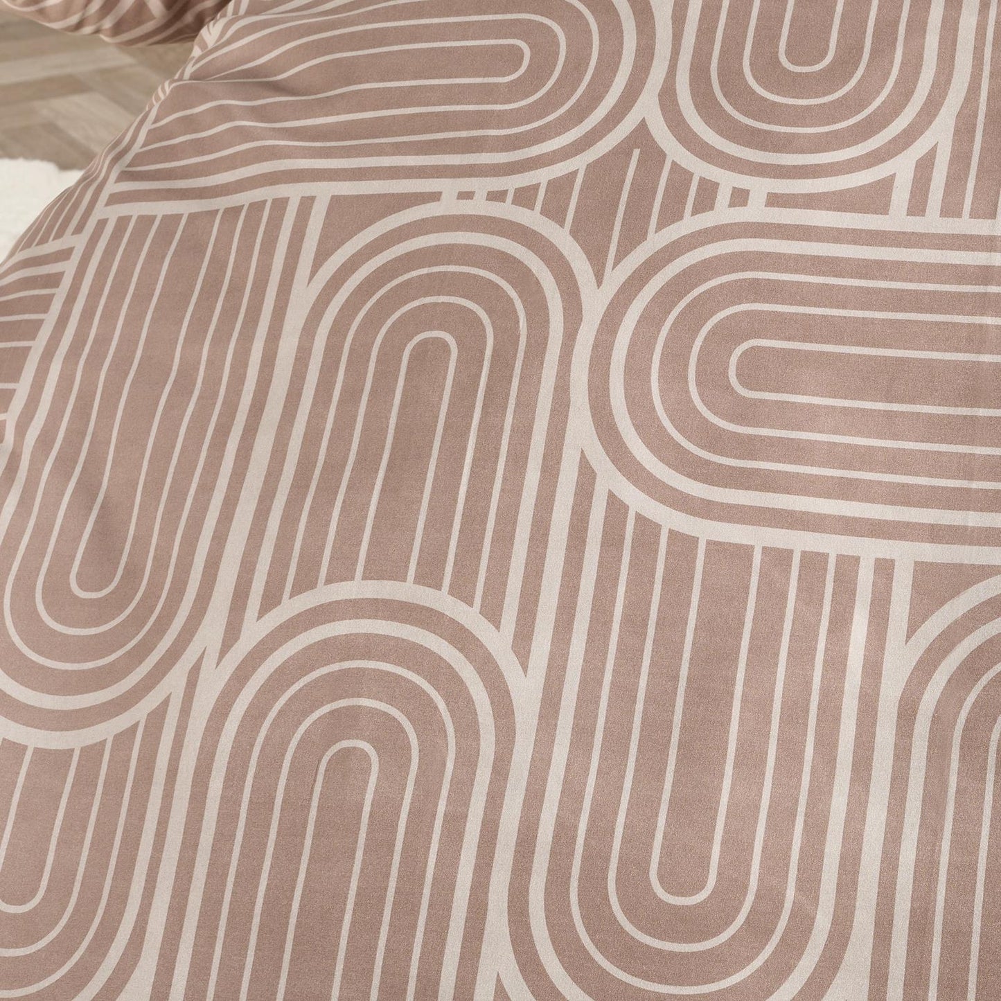 OHS Arches Print Bedding Microfibre Soft Duvet Cover Set with Pillowcase