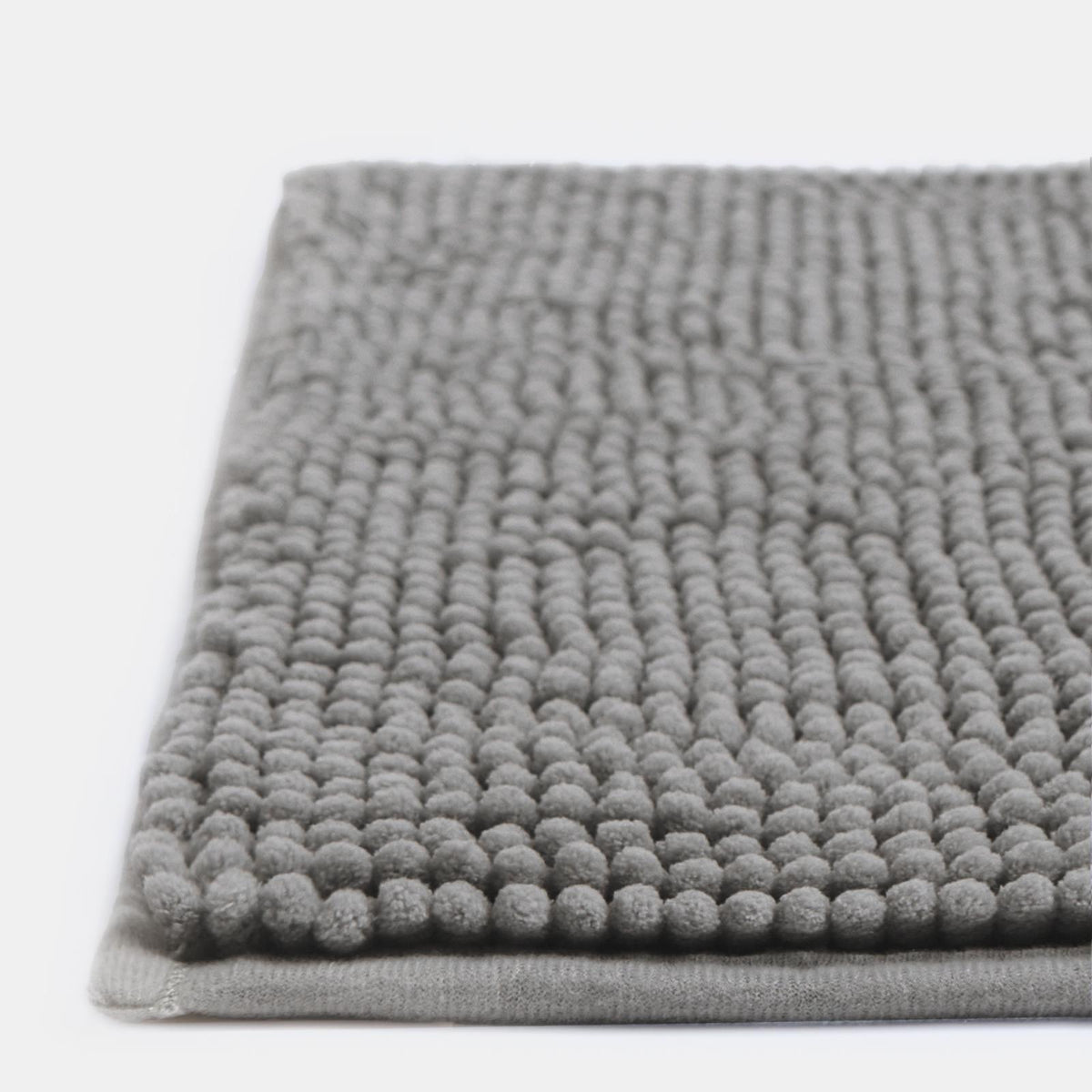 Brentfords Noodle Bath Mat Non Slip Shower Soft Highly Absorbent Chenille Shaggy