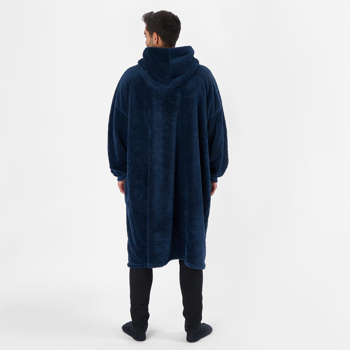 Brentfords Extra Long Blanket Hoodie Oversized Teddy Fleece Sweatshirt Adult NEW