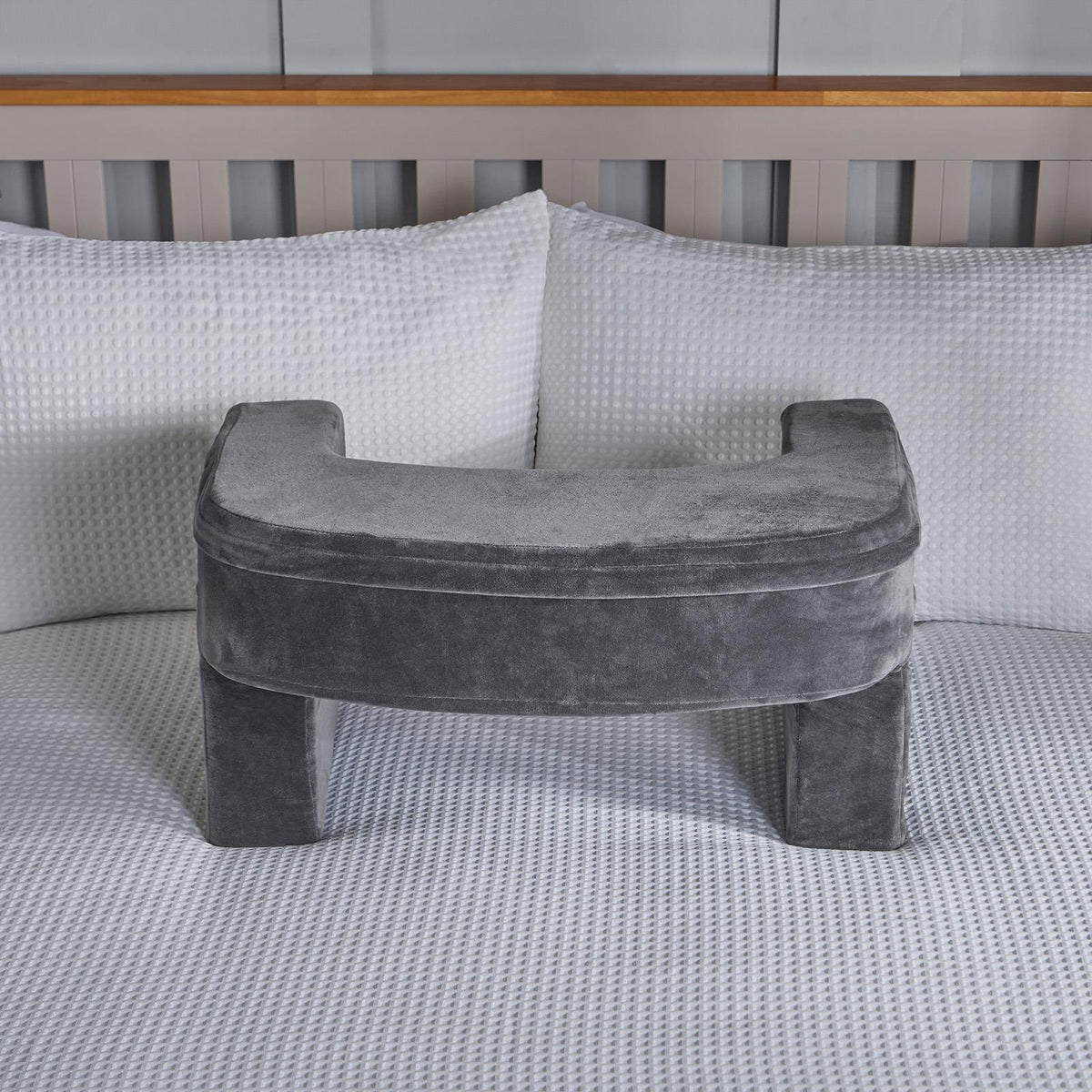 OHS Gaming Lap Pillow Cushion Matte Velvet Filled Laptop Table Tray with Pockets