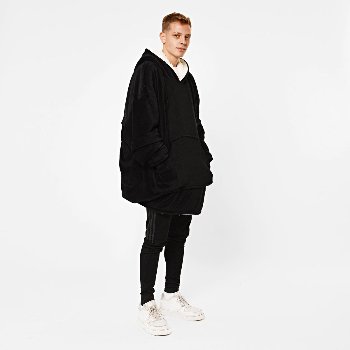 OHS Hoodie Blanket Oversized Ultra Plush Sherpa Giant Big Hooded Sweatshirt