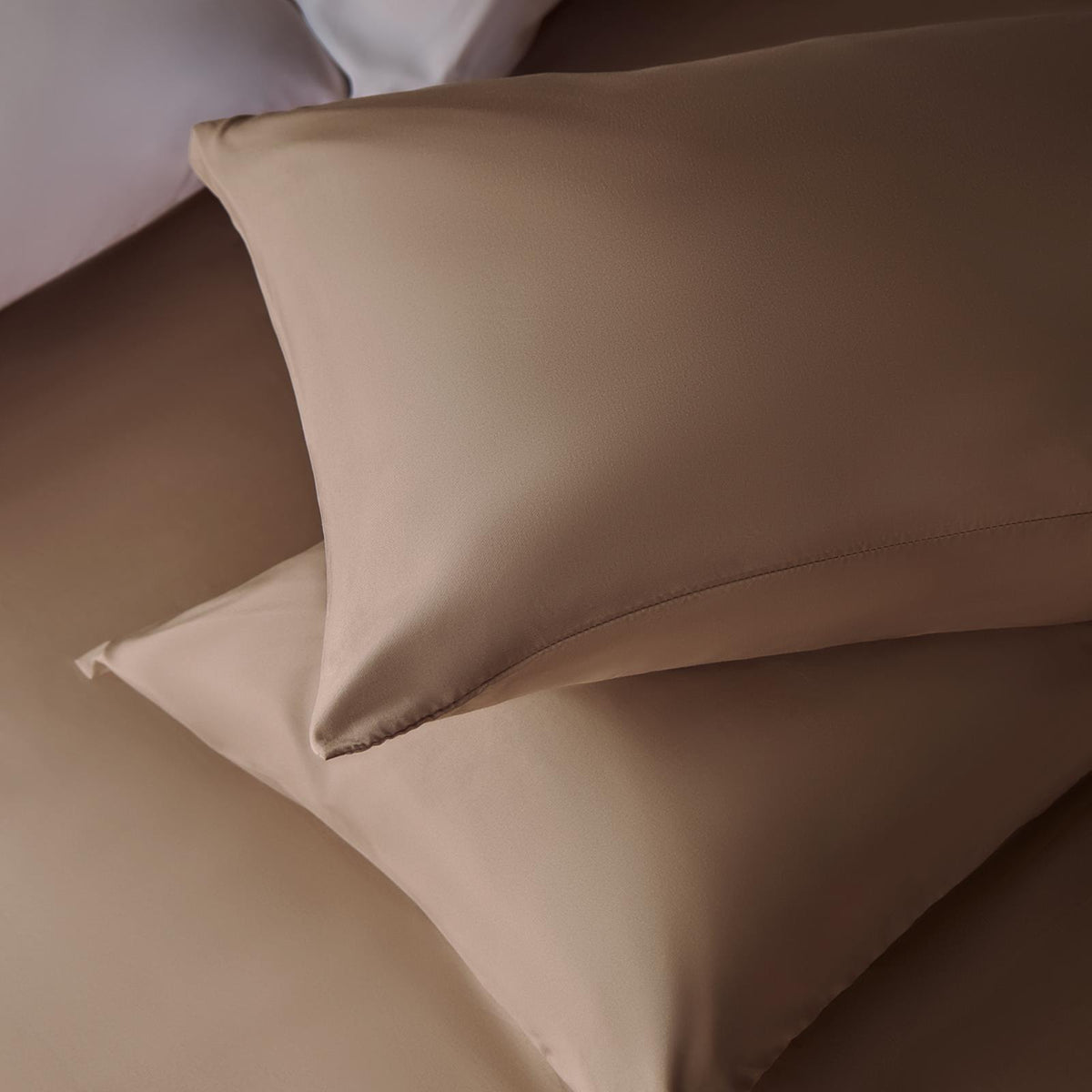 OHS Microfibre Housewife Pillowcases Set 2 Pack Wrinkle Resistant Pillow Covers