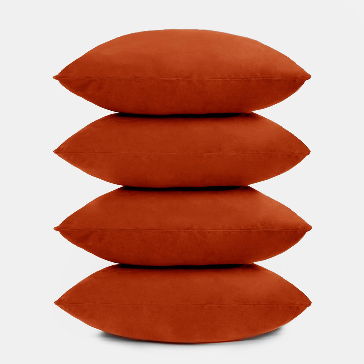 OHS Matte Velvet Cushion Covers Super Soft Luxury Square Pillowcases Multipack