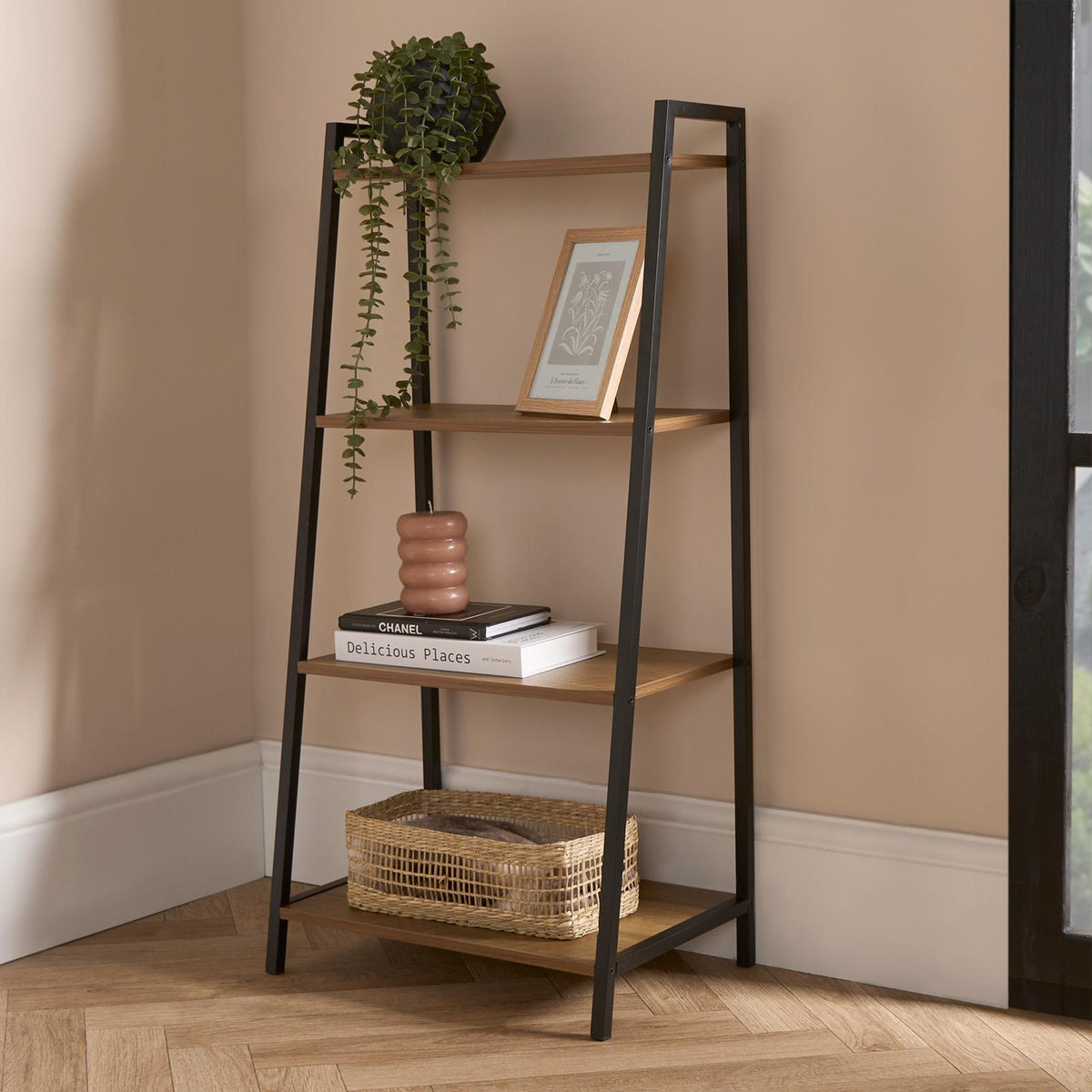 OHS Shelving Unit 3/4/5 Storage Organiser Modern Wire Home Decor Office
