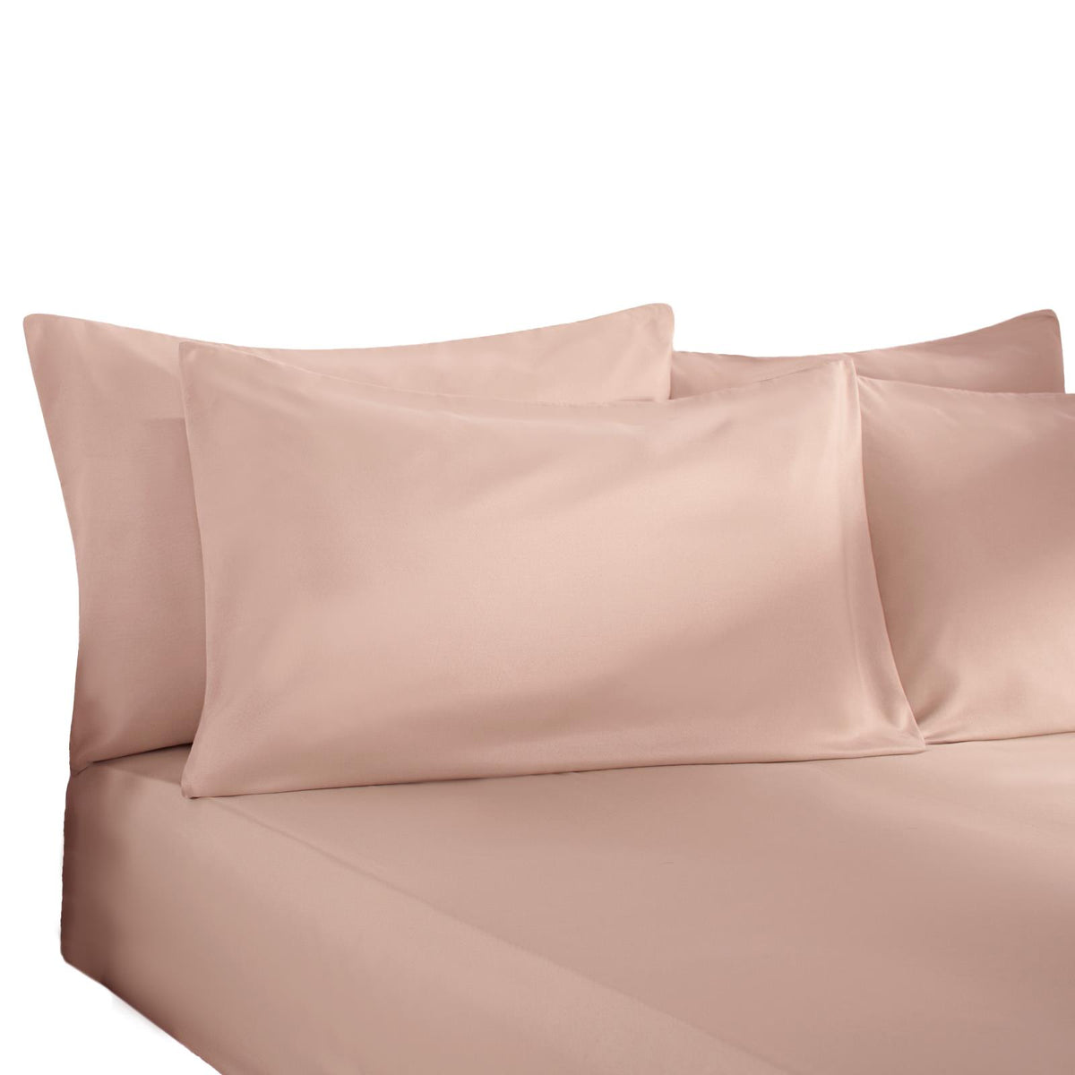 OHS Plain Duvet Cover & Pillowcase Reversible Bedding Set OR Fitted Sheet