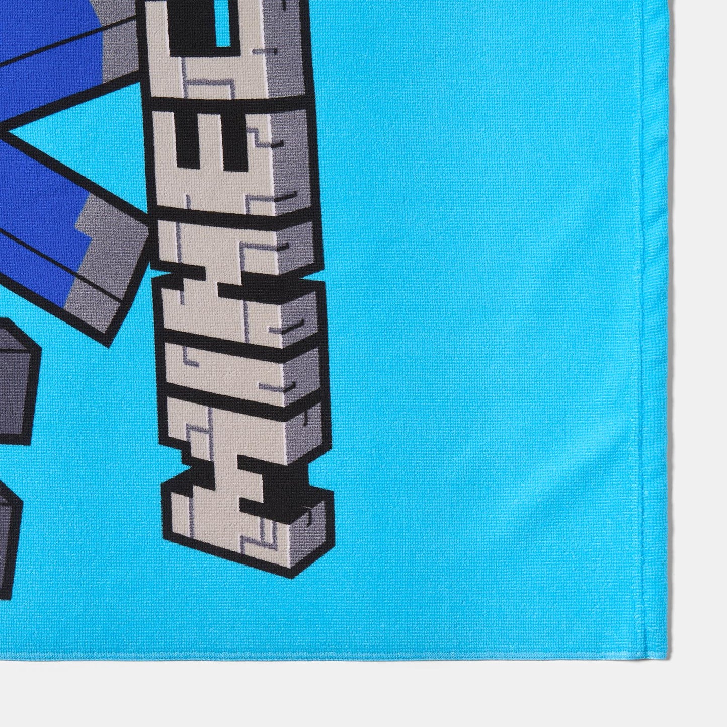 OHS x Minecraft Kids Beach Towel Hooded Poncho Absorbent Quick Dry Microfibre