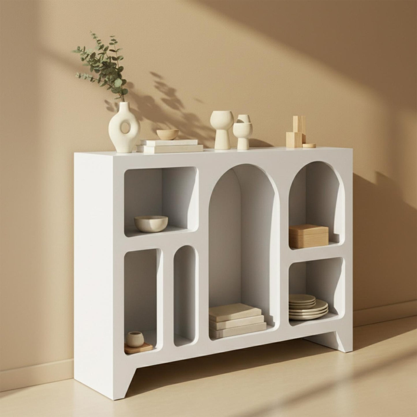 OHS Arch Sideboard Display Unit Buffet Cabinet Sideboard Modern Cupboard Storage