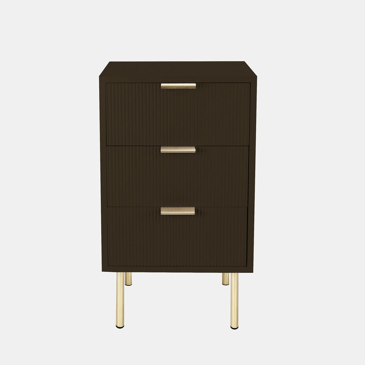 OHS Ribbed Drawer Unit Bedside Table 3/4/5/6 Draw Cabinet Nightstand Sideboard