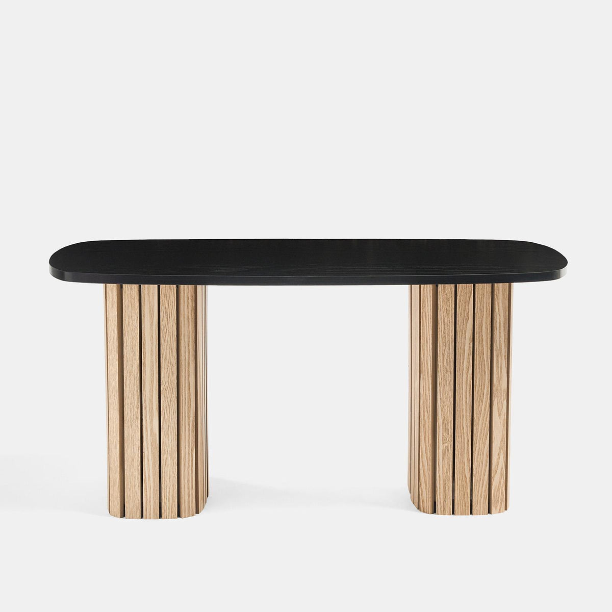 OHS Madison Coffee Table Ribbed Engineered Wood Side End Desk Home Decor