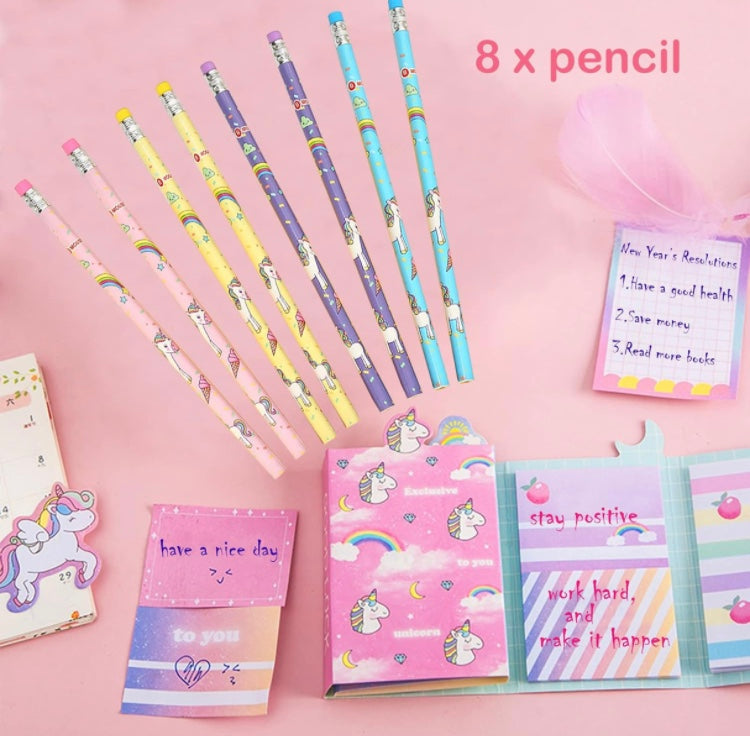 Unicorn Stationery Set for Girls