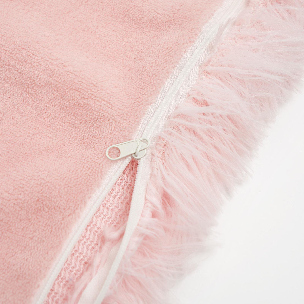 OHS Fluffy Cushion Covers 2 Pack Soft Fleece Square Pillowcases Home Decor