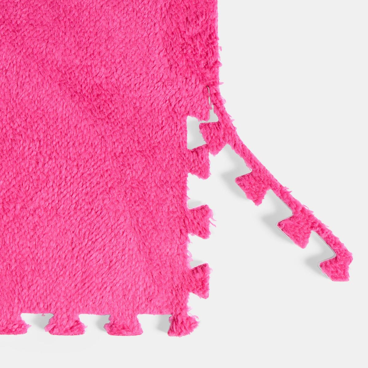 OHS Interlocking Foam Floor Tiles Teddy Fleece Soft Kids Play Mat Carpet Yoga
