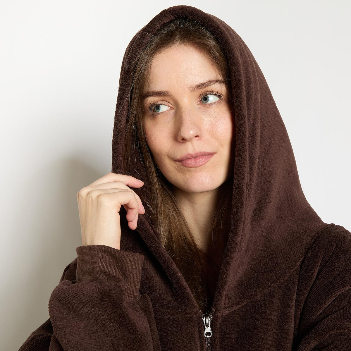 OHS Zip Up Hoodie Blanket Oversized Sherpa Fleece Thermal Sweatshirt Jumper