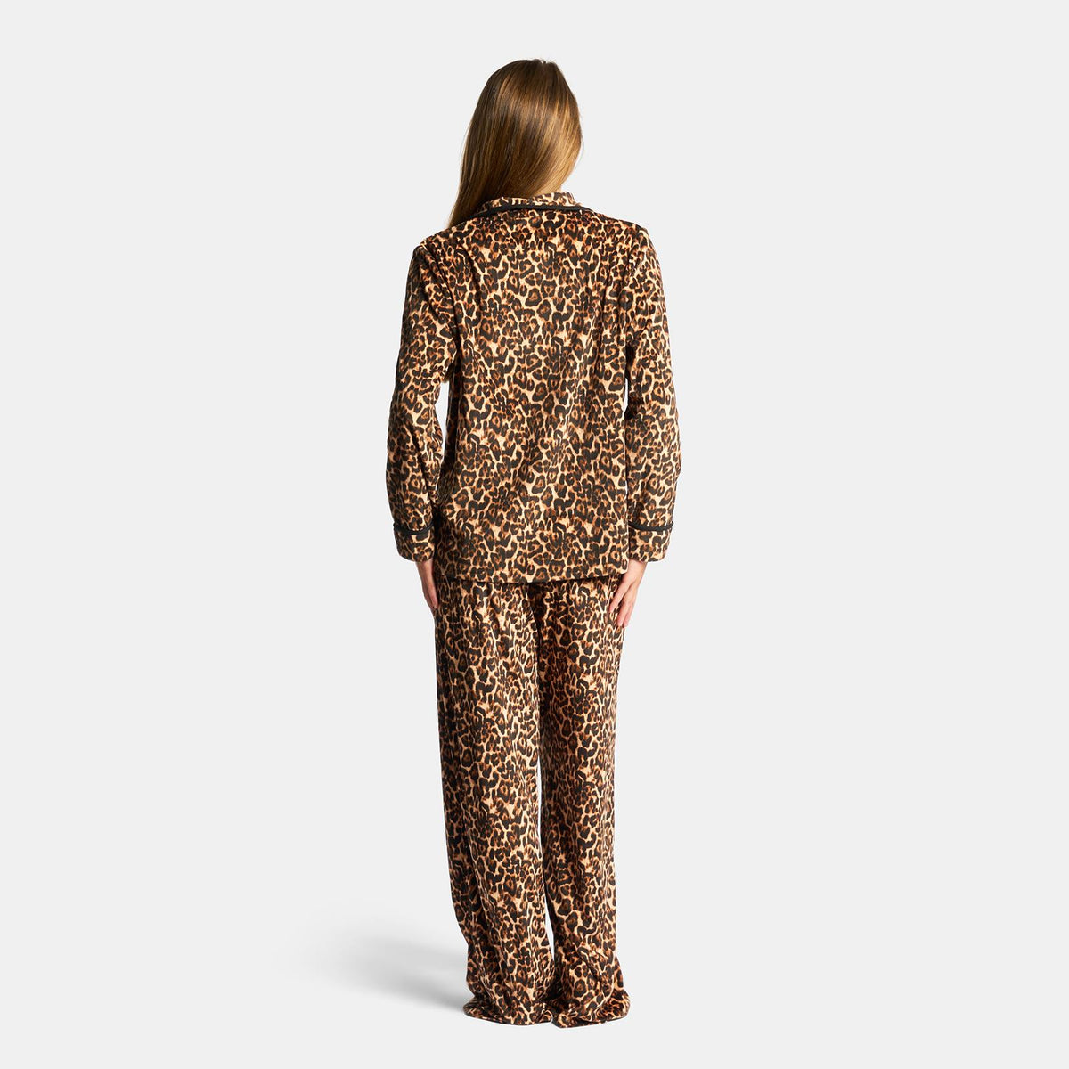 OHS Print Pyjama Set Button Through Soft Womens Kids Loungewear Nightwear