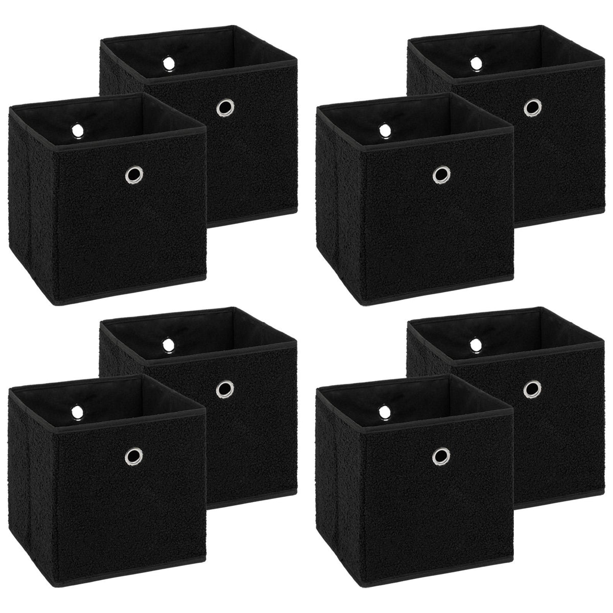 Pack of Storage Boxes 2 4 6 8 Pack Folding Space Saving Solution Toy Box Shelf