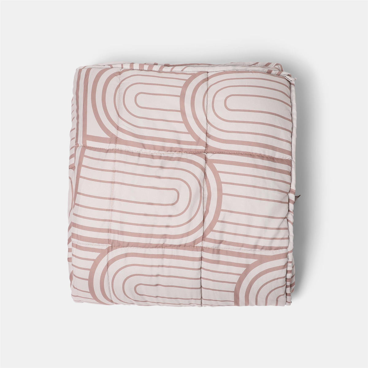 OHS Printed Weighted Blanket 8kg Quilted Throw Sensory Sleep Anxiety Therapy