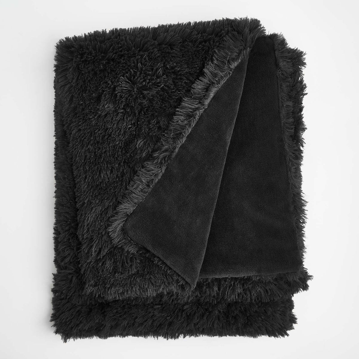 Sienna Fluffy Shaggy Blanket Large Throw Over Sofa Bed Cosy Fleece - 150 x 200cm