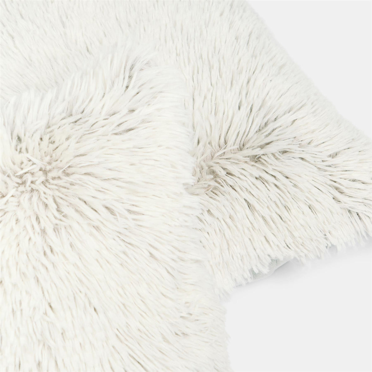 OHS Fluffy Cushion Covers 2 Pack Soft Fleece Square Pillowcases Home Decor