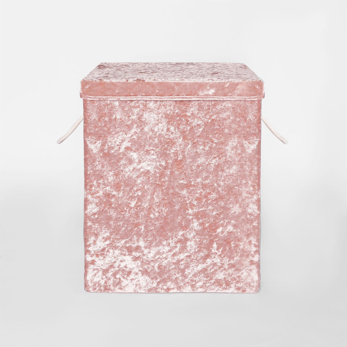 OHS Laundry Bag Crushed Velvet Foldable Compact Clothing Shoe Toy Storage Basket