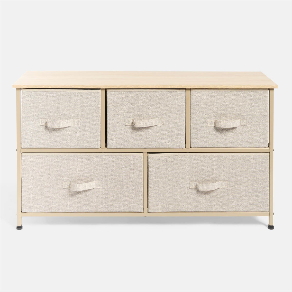 OHS Fabric Cabinet Bedside 2/3/4/5/6 Drawers Storage Unit Clothes Home Organiser