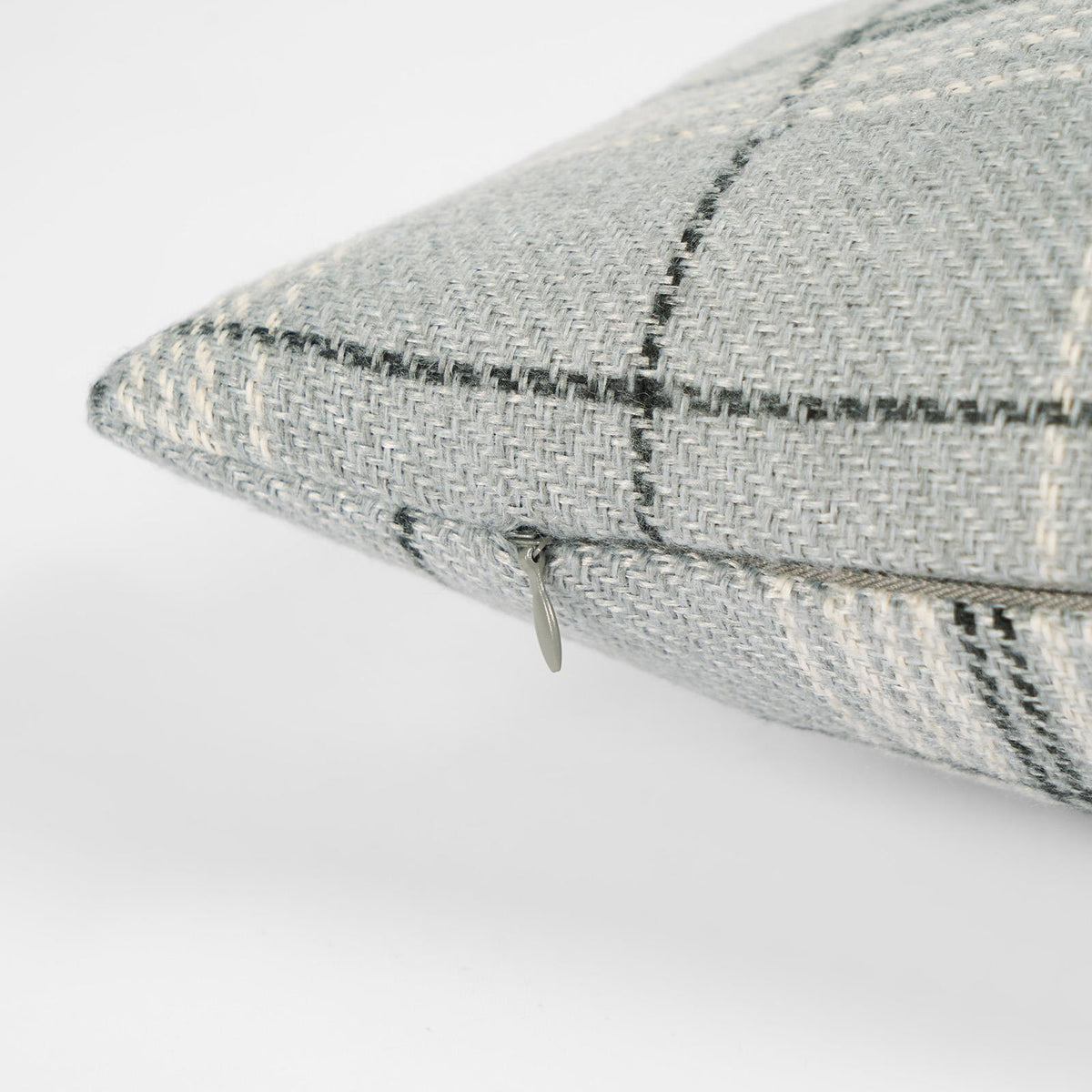 OHS Woven Check Cushion Covers 2 Pack Cases Luxury Home Decor