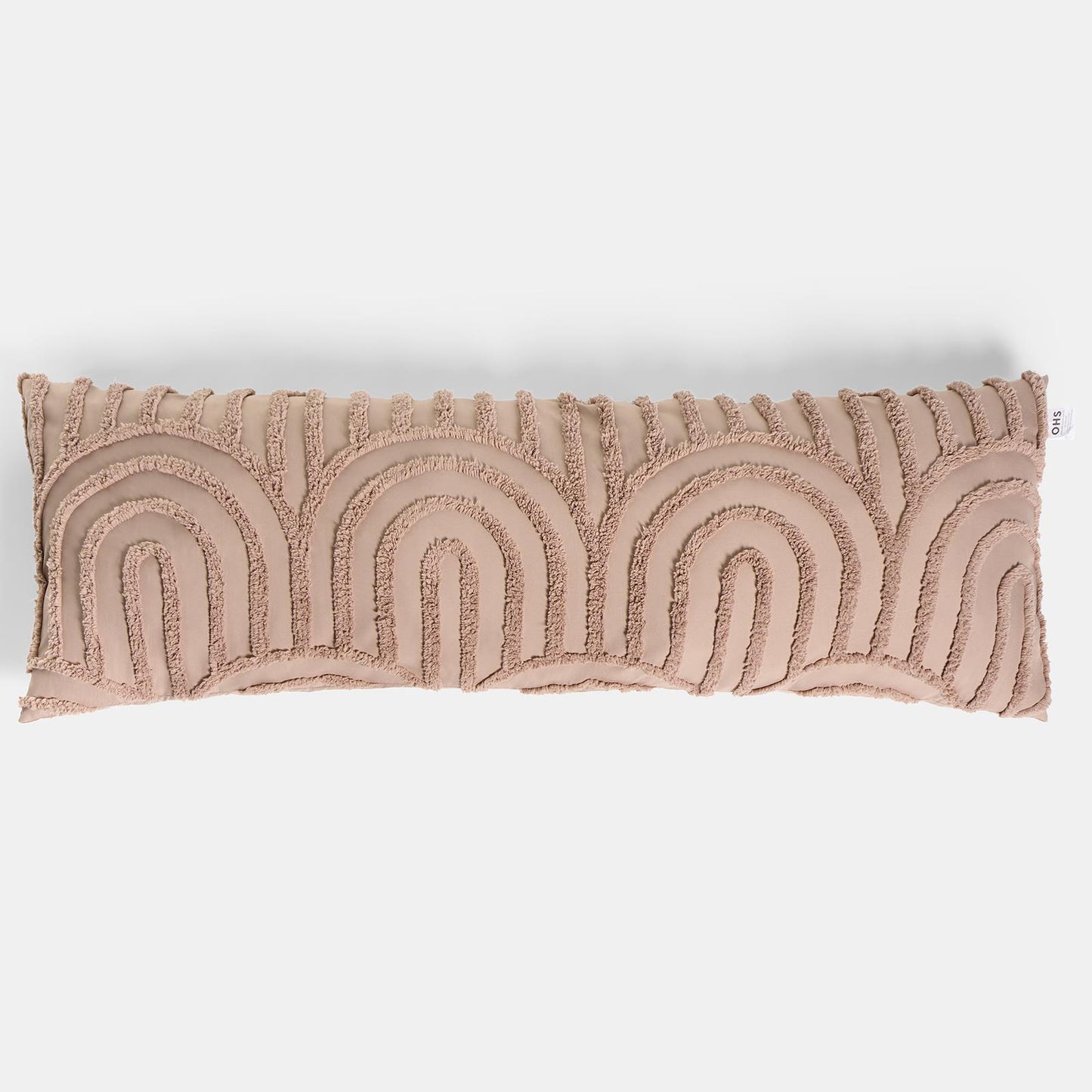 OHS Tufted Arches Bolster Cushion Fleece Soft Maternity Support Filled Pillow
