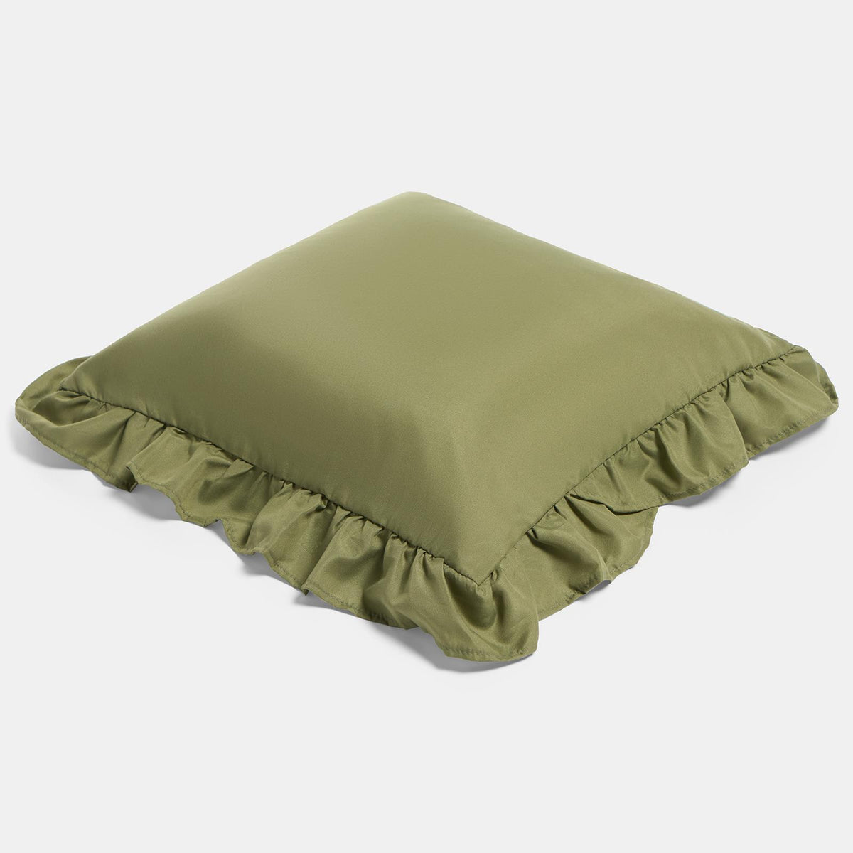 OHS Frill Cushion Covers Faux Linen Soft Square Pillowcases Home Decor Multipack